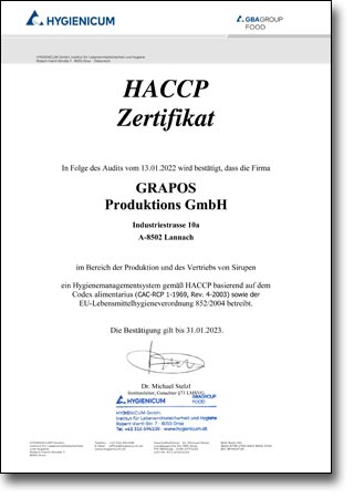 HACCP_Produktion