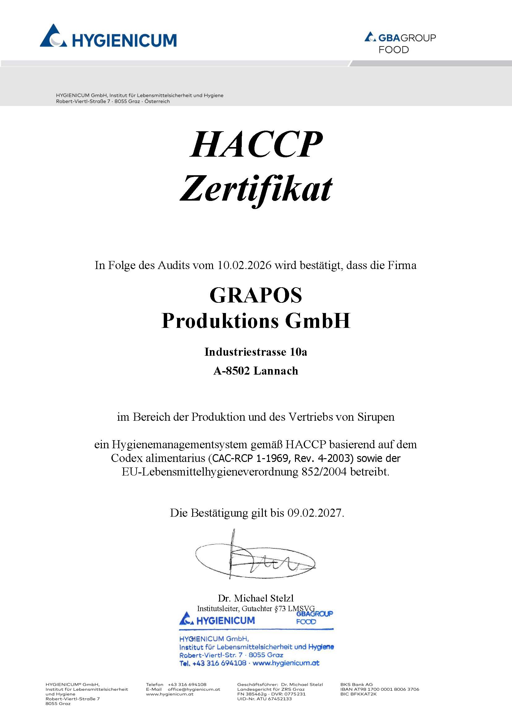 HACCP_Produktion