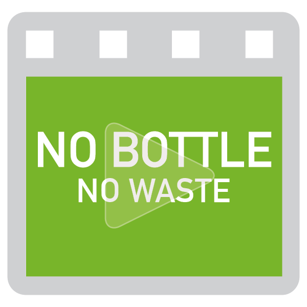 Grapos Werbung no Bottle - no Waste