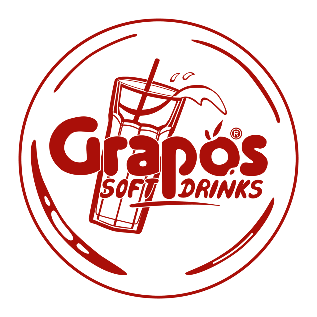 Grapos Softdrinks Logo Rot Weiß